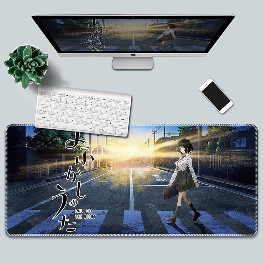 よふかしのうた　マウスパッド　デスクマット Amazon.co.jp：よふかしのうた マウスパッド ゲーミング デスク
